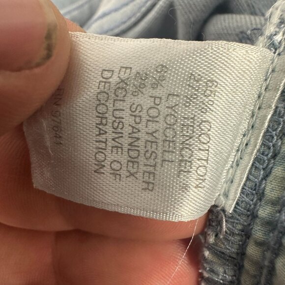 J.Jill Women's Authentic Fit Cropped Jeans Size 4 Light Wash Denim - Picture 5 of 6